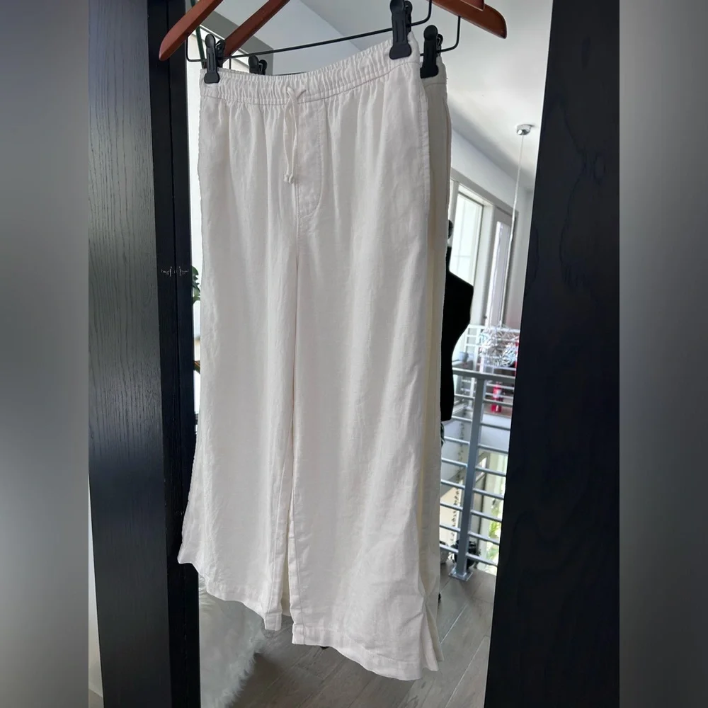 Old Navy Girls Linen Pants size M 8 like new